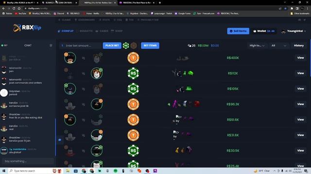 ALL ROBLOX GAMBLING SITES EXPLAINED!! | BloxFlip, RblxWild, RbxFlip, RbxDom, BloxMoon смотреть онлайн