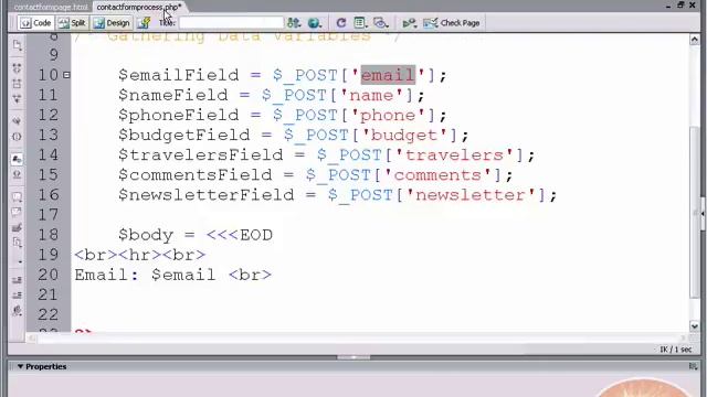 Send Emails with a Web Form: PHP Scripting смотреть онлайн