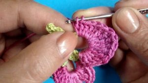 Анютины глазки How to crochet pansy Вязание крючком Урок 54