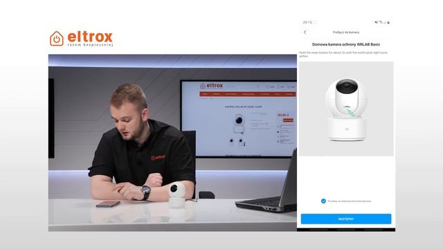 XIAOMI IMILAB MI HOME 1080P - Połączenie z aplikacją. смотреть онлайн