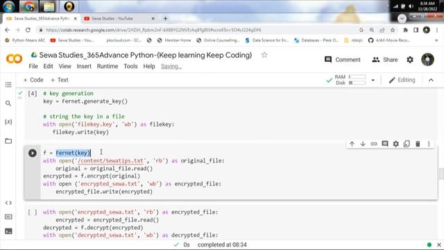 Day 69 Encrypt And Decrypt files Using Python смотреть онлайн