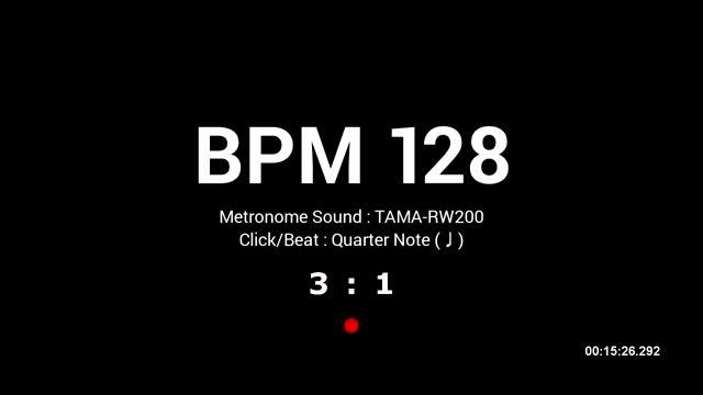 Metronome BPM 128 / TAMA-RW200 смотреть онлайн