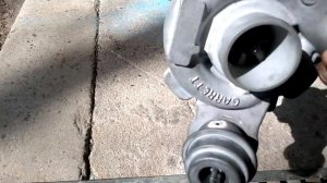 Снова турбина на Рено Трафик, замена