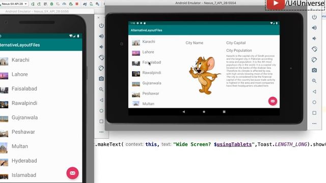 How to Design Dual Pane UI for Android Application? Choose Layout at Runtime for Phone or Tablet? смотреть онлайн