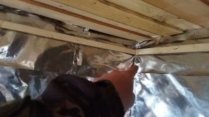 #Каркасная баня. Первый раз топлю печь, утепление, пароизоляция.