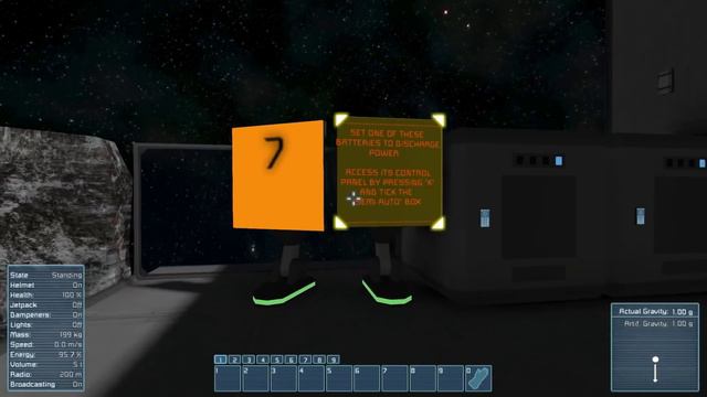 Space Engineers Basic Tutorial 03 - Energy смотреть онлайн