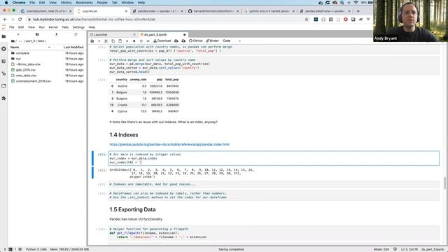 Data Science with Python: pandas смотреть онлайн