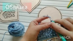 МК "Корзинка с крышечкой" из полиэфирного шнура.