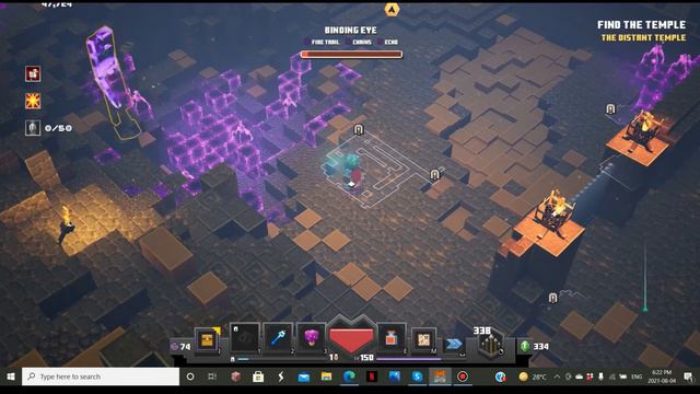 minecraft dungeons ECHOING VOID DLC смотреть онлайн