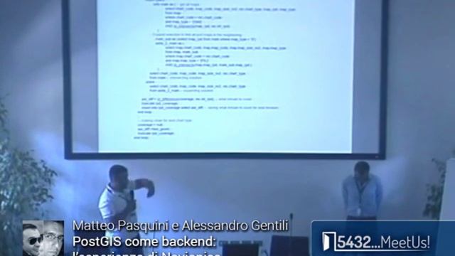 Alessandro Gentili & Matteo Pasquini - PostGIS come backend: l’esperienza di Navionics смотреть онлайн