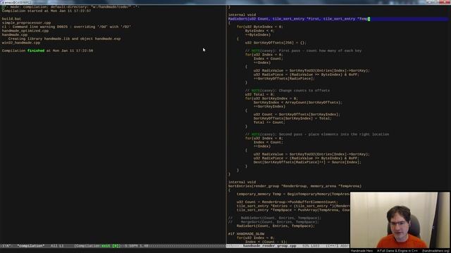 Handmade Hero Day 234 - Implementing Radix Sort смотреть онлайн