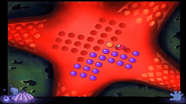 Marble Solitaire  Starfish  Timmys Sea Adventure  Peg Solitaire 44 pegs solution