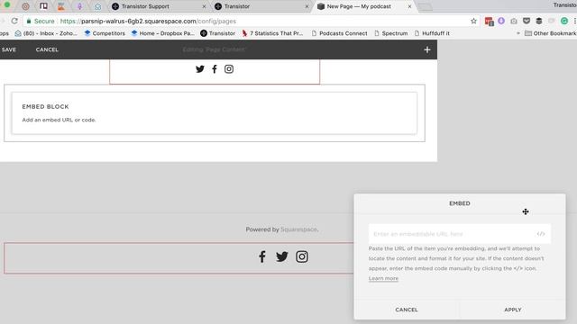 How to embed a podcast on Squarespace site смотреть онлайн