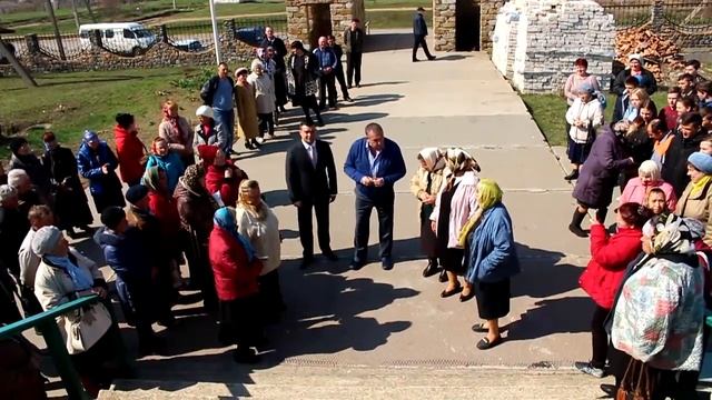 Продолжается строительство храма в посёлке Лиманское смотреть онлайн