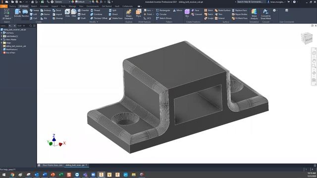Reverse Engineering Meshes inside of Inventor | Autodesk Virtual Academy смотреть онлайн