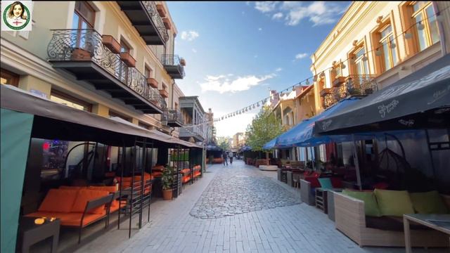 4 Min Walk On FAMOUSE Street In TBILISI , Aghmashenebeli St (60FPS)
