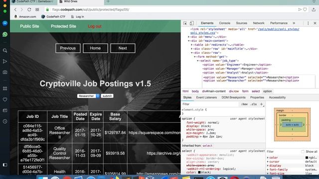 CodePath Week 2 CTF Kenya 2.05 | Sql injection смотреть онлайн
