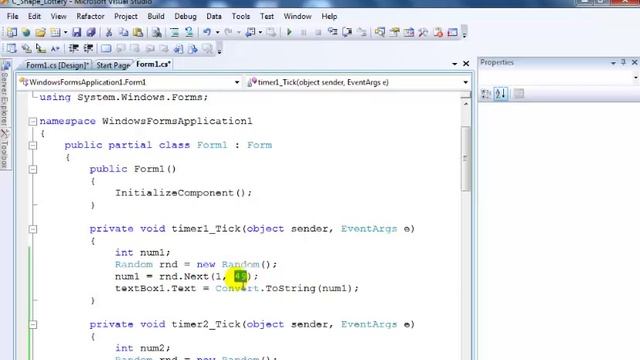 C# Tutorial - How to Create Lottery Numbers Generator смотреть онлайн