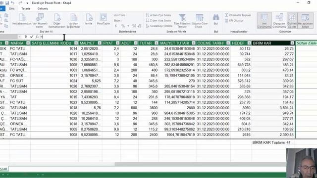 EXCEL POWER PIVOT - Hesaplanmış Sütun Oluşturma смотреть онлайн
