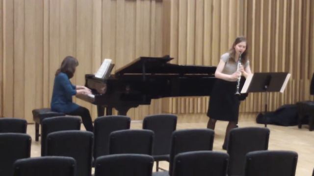 Camille Saint-Saens Clarinet Sonata IV mov. смотреть онлайн