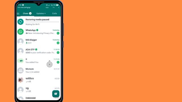 Как разблокировать заблокированный чат в WhatsApp | Разблокировка чата WhatsApp.... смотреть онлайн