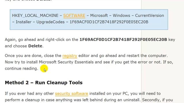 Fix Microsoft Security Essentials Install Error Code 0×80070645 смотреть онлайн