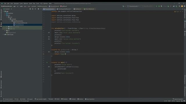 Kotlin flows in Action - flows & flow builder - (Android) - Part3 смотреть онлайн