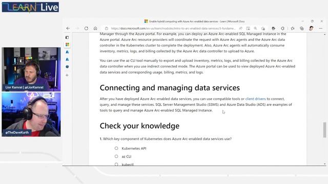 Learn Live - Introduction to Azure Arc-enabled data services смотреть онлайн