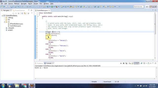 What is the switch statement (Integer) in Java? | Java Tutorial смотреть онлайн