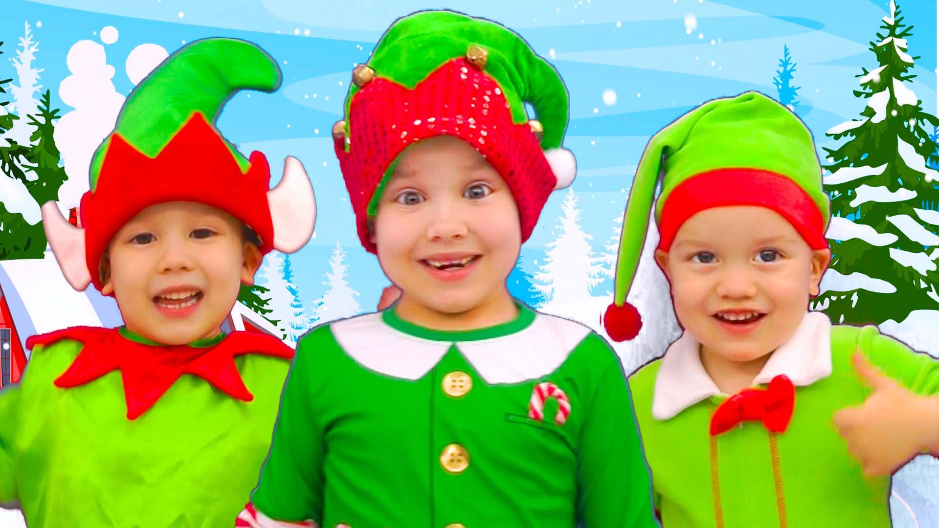 Синий трактор Новогодние песни для детей Песенки про Новый год смотреть онлайн