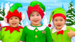 Синий трактор Новогодние песни для детей Песенки про Новый год