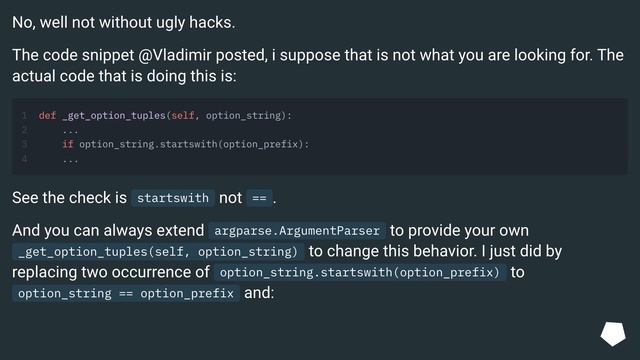 Disable abbreviation in argparse смотреть онлайн
