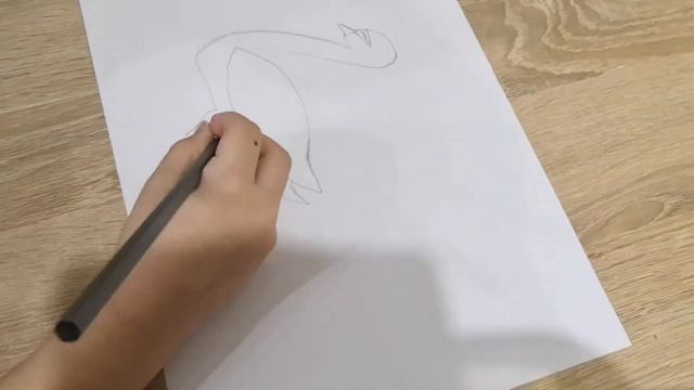 Как нарисовать лебедя из цыфры 2. Рисуем просто и легко, справится даже ребёнок! ???? смотреть онлайн