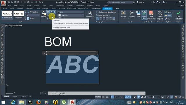 MTEXT AUTOCAD 2020 IN HINDI смотреть онлайн