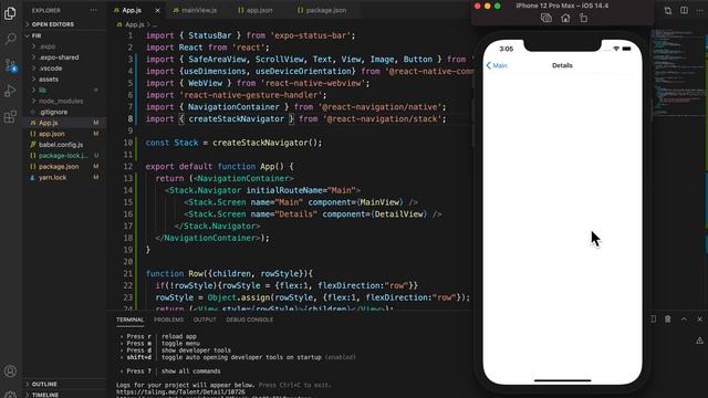(ReactNative & Expo) Example 01. WebView & Navigation 웹뷰와 화면 이동 смотреть онлайн
