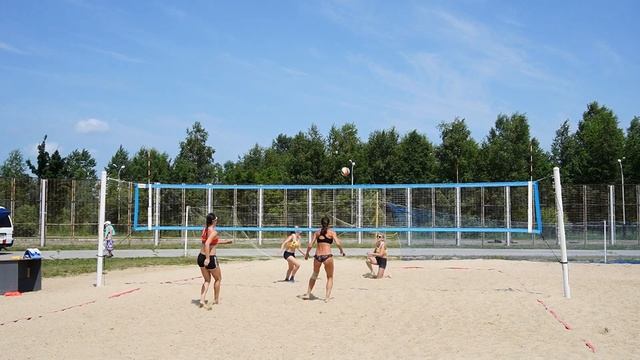 Пляжный волейбол. Фестиваль ветеранов. Женщины 35+. Матч за 3 место (концовка) смотреть онлайн