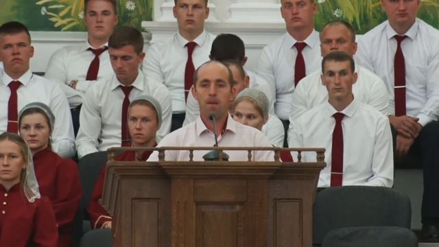 09 08 2020  Воскресенье 1-поток Церковь ХВЕ Ольшаны