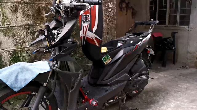 How to install Dual contact for Signal lights on Honda Beat V2. смотреть онлайн