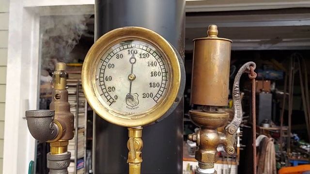 Steam Boiler engine 12" Diameter whistle gauge off grid steam pump For Sale смотреть онлайн