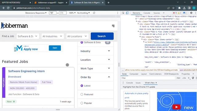 Webscraping multiple webpages using python library BeautifulSoup смотреть онлайн
