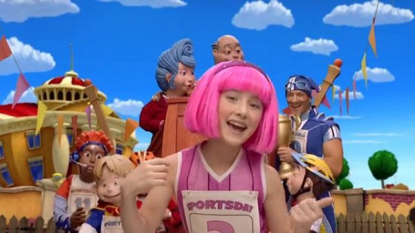Лентяево - Бинг Бэнг _ Bing Bang (S01E03) - Music Video (Full HD 1080p) LazyTown RU