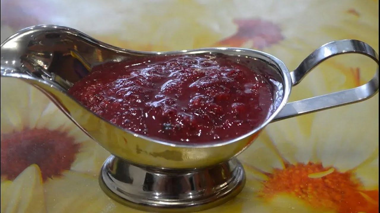 Острый соус из крыжовника - простой рецепт соуса к мясу.