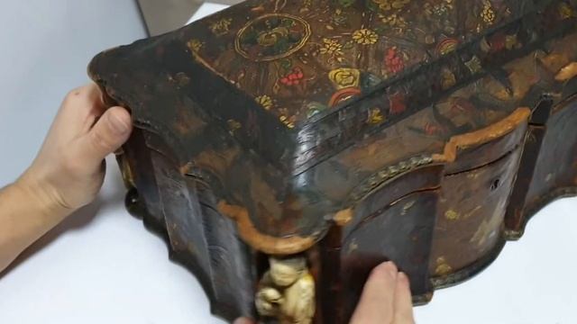 Шкатулка кожа позолота кость смотреть онлайн