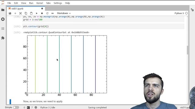 Laplace's Equation of Electric Potential (Solved in Python) смотреть онлайн