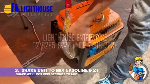 INGCO 900W / 1kva Portable Gasoline Generator (GE10002-5P) смотреть онлайн