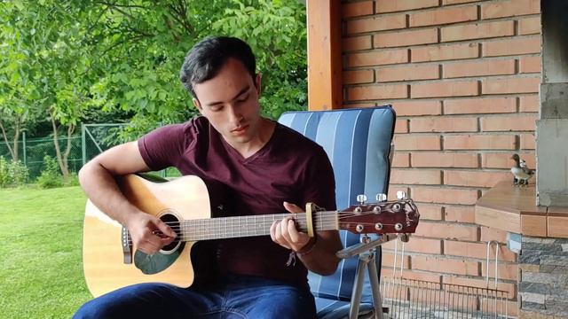 Shape Of My Heart - Sting - Fingerstyle Guitar Cover смотреть онлайн
