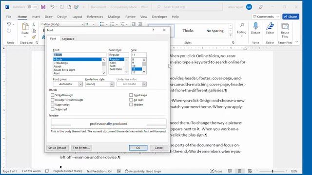 3 Quick Ways to Display the Font Dialog Box смотреть онлайн
