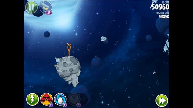 Angry Birds Space 8-6 Beak Impact 3 Star смотреть онлайн