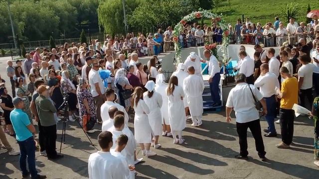 🌹🌹🌹Святое водное крещение ц.дом Евангелие г Винница ЕХБ 02:07:2023® смотреть онлайн
