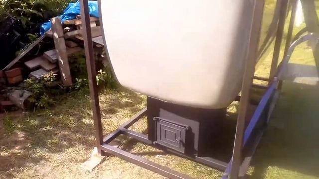 Банная купель - чан своими руками.